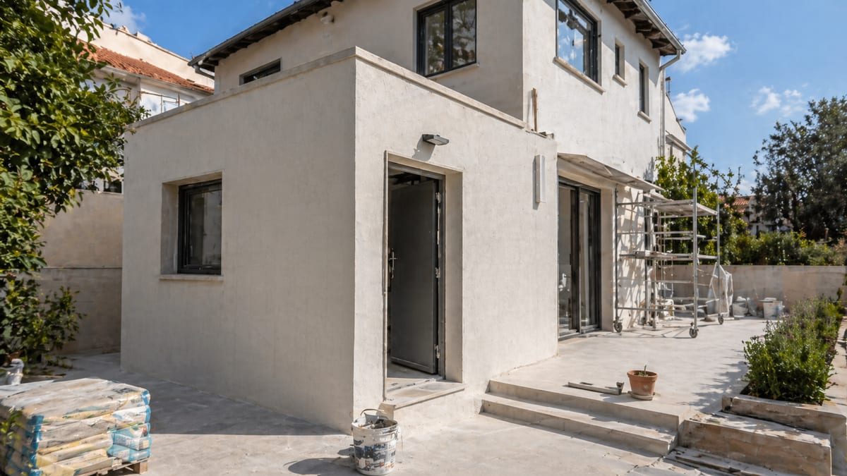 בית פרטי משופץ עם תוספת ממ