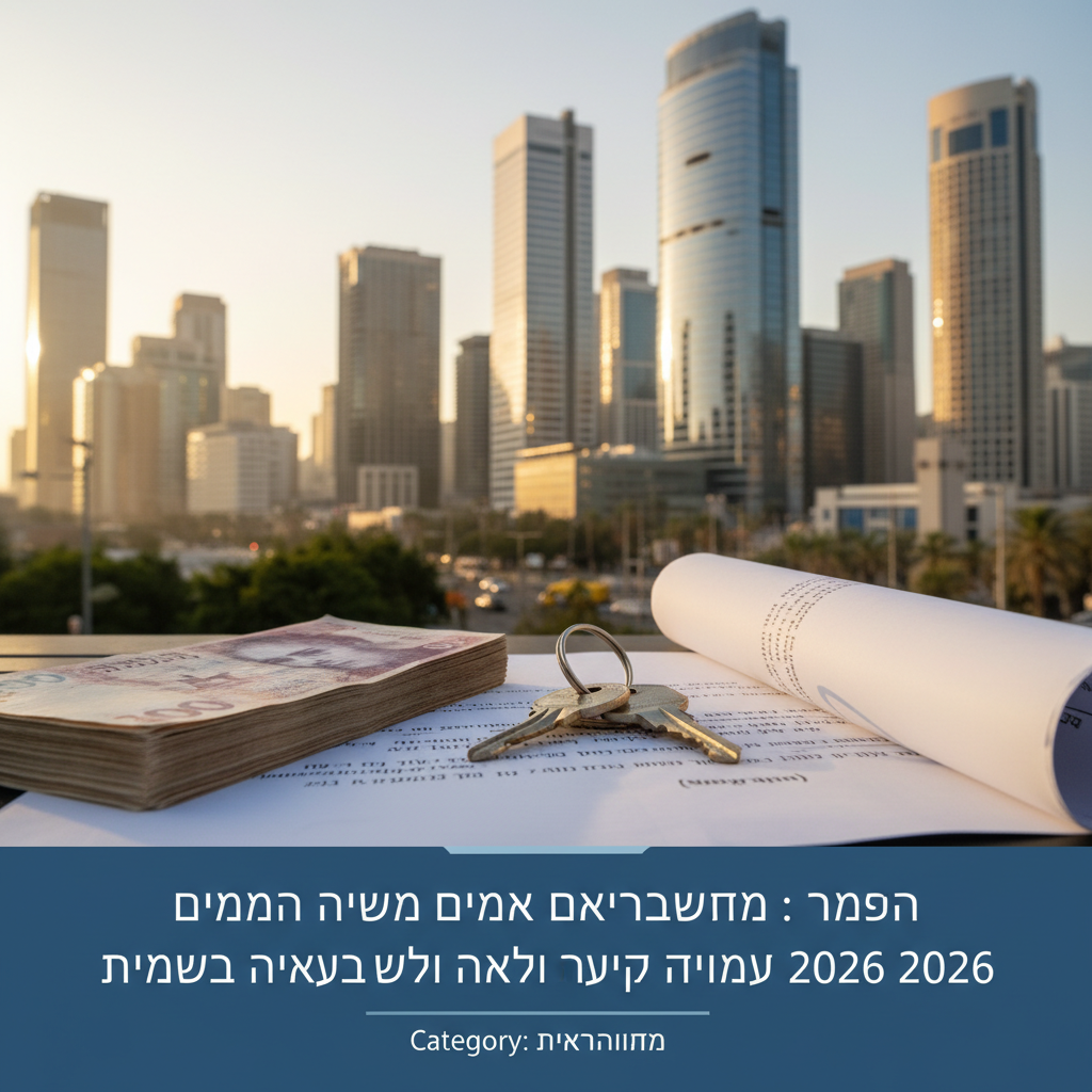 מהפכה בשוק המשכנתאות: הוראת בנק ישראל החדשה משנה את כללי המשחק החל מיולי 2026